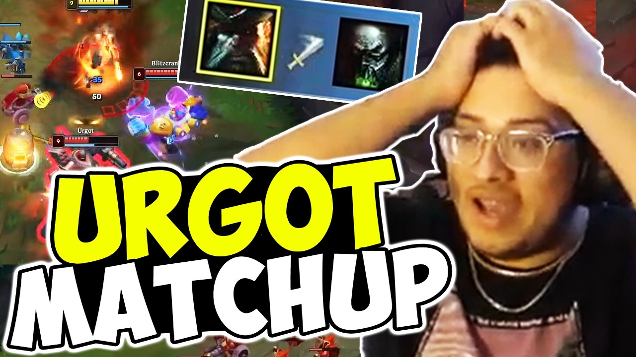 INTENSE GAME VS an URGOT ONE-TRICK in MASTERS