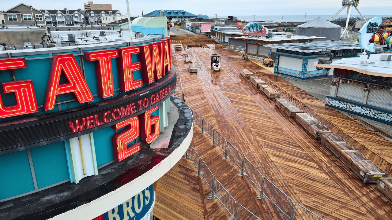 See What's Happening to the North Wildwood Boardwalk Right Now!