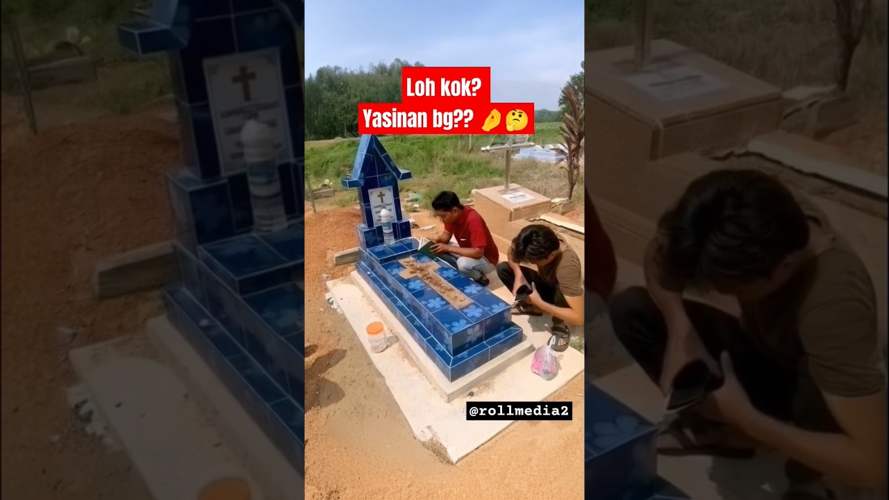 Ziarah Ke Makam Kristen, Tapi Baca Doanya seperti orang Yasinan? #ziarahkubur #kuburan #pemakaman
