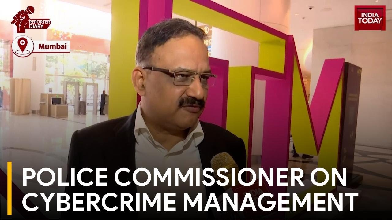 Mumbai Police Commissioner Discusses Cybercrimes At Mumbai Tech Week | India Today News