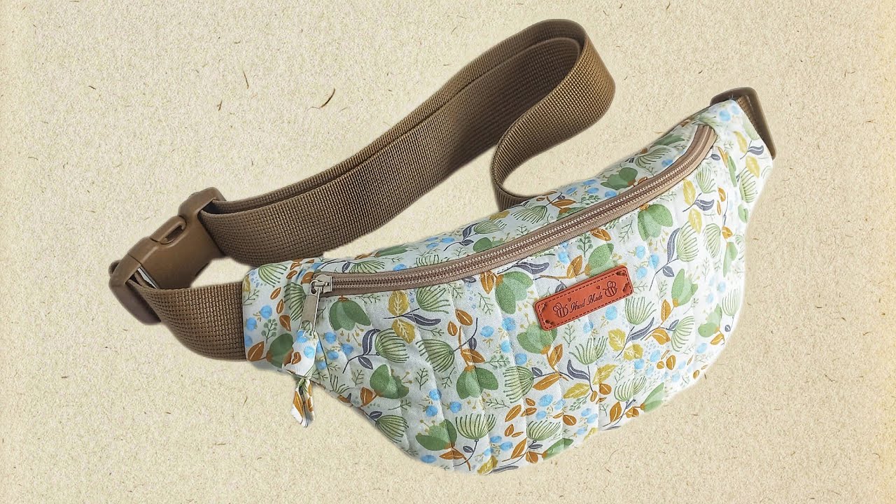 DIY/ШЬЮ ПОЯСНУЮ СУМКУ/ПОДРОБНЫЙ МАСТЕР-КЛАСС #sew#ручнаяработа#шьюсама