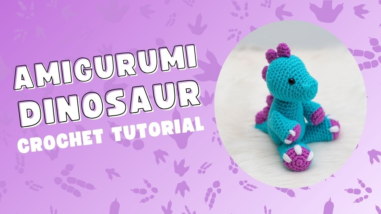 Mini Toby the Tarbosaurus: Learn to Crochet a Dinosaur Amigurumi (Full Tutorial)