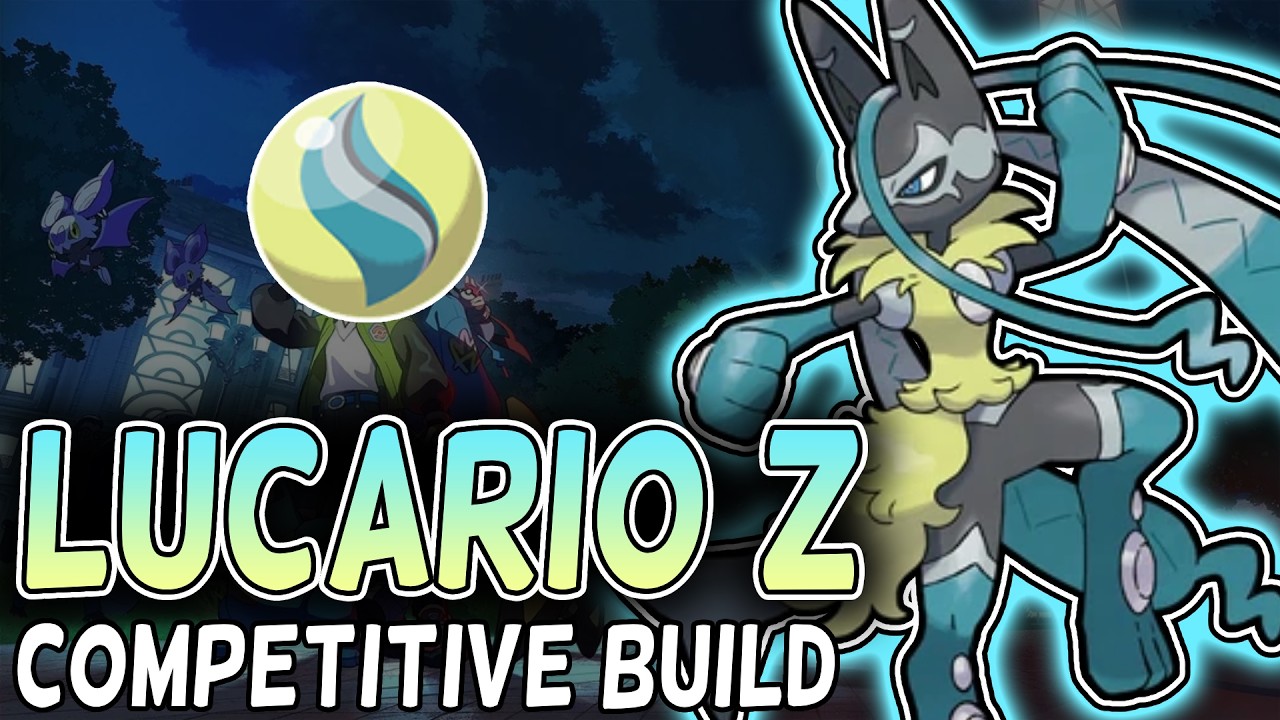 Сборка для Мега Лукарио Z для соревновательных игр в Pokemon Legends Z-A