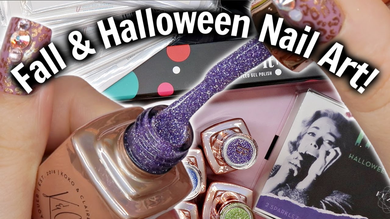 ALL NEW FALL & HALLOWEEN NAIL ART! | Nail Stamping, Gel Polishes and Kits!