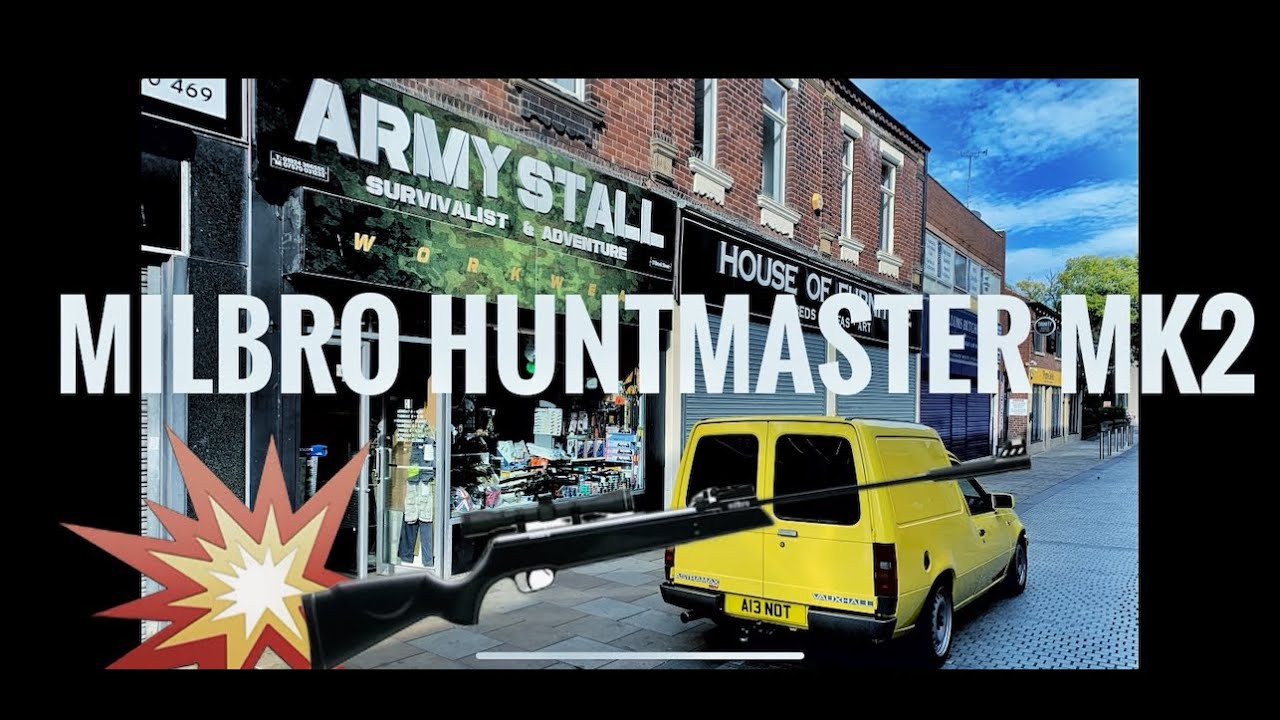 Milbro Hunt Master Mk2 Air Rifle first look and bench test with .177 Multi Shot magazine
