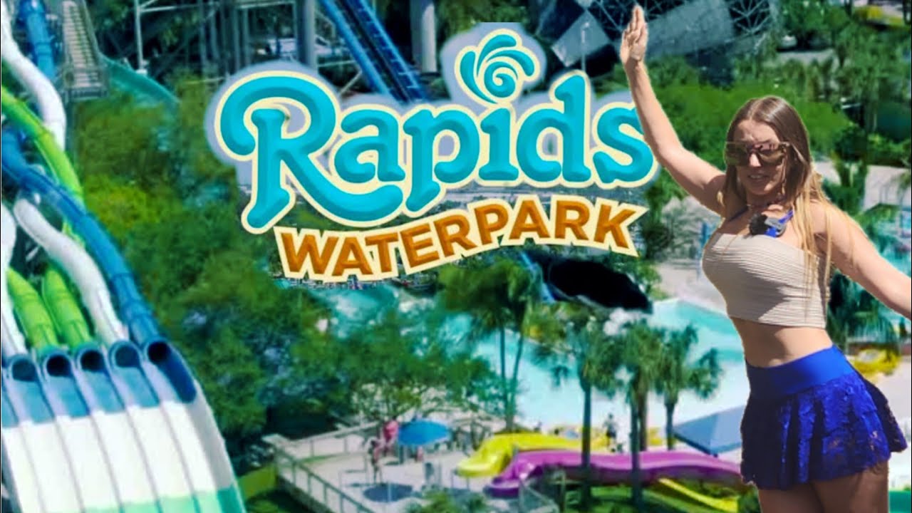 Como es Rapids water park en west palm beach Florida 🌴 42 toboganes de agua !!!