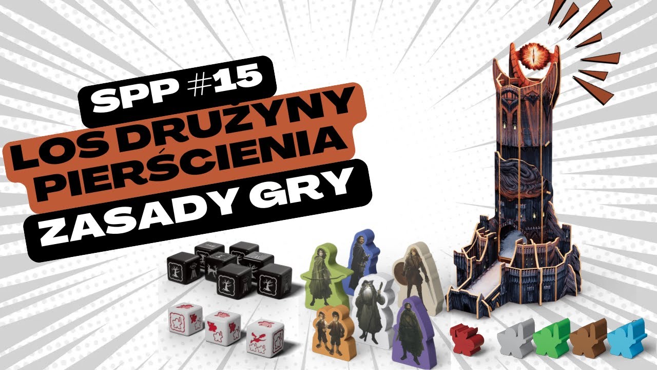 Władca Pierścieni: Los Drużyny Pierścienia | Zasady gry | Wideoinstrukcja | Sam Przy Planszy #15