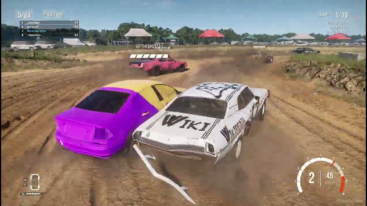 When the dirt track gets hectic in Wreckfest 2