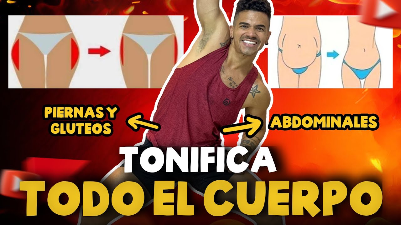 🔥 TONIFICA TODO TU CUERPO EN CASA SIN IMPACTO | PIERNAS, GLUTEOS Y ABDOMINALES