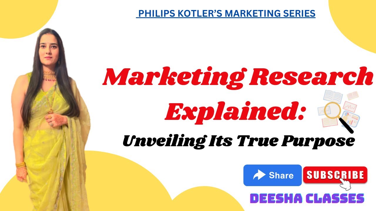 MARKETING RESEARCH & ITS SCOPE || HPSC PGT COMMERCE 2023, NET COMMERCE, IBPS SO 2023 | PHILIP KOTLER
