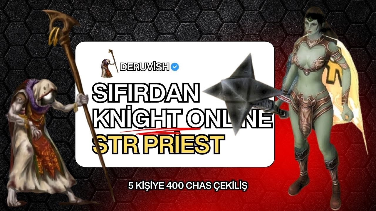 Knight Online 2025 | Sıfırdan Str Priest | Deruvish FaRM | 3 Saat