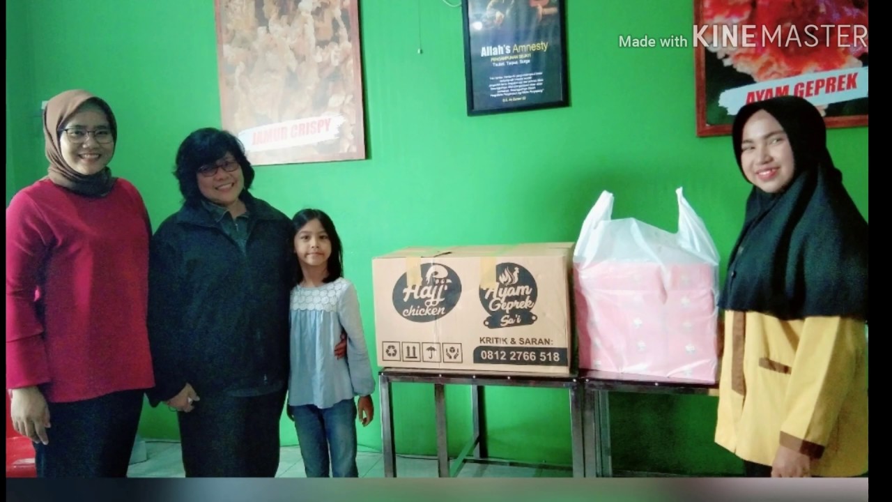 Cathering dan Delivery Ayam Geprek Sa'i dan Hajj Chicken di Bulan Januari 2019