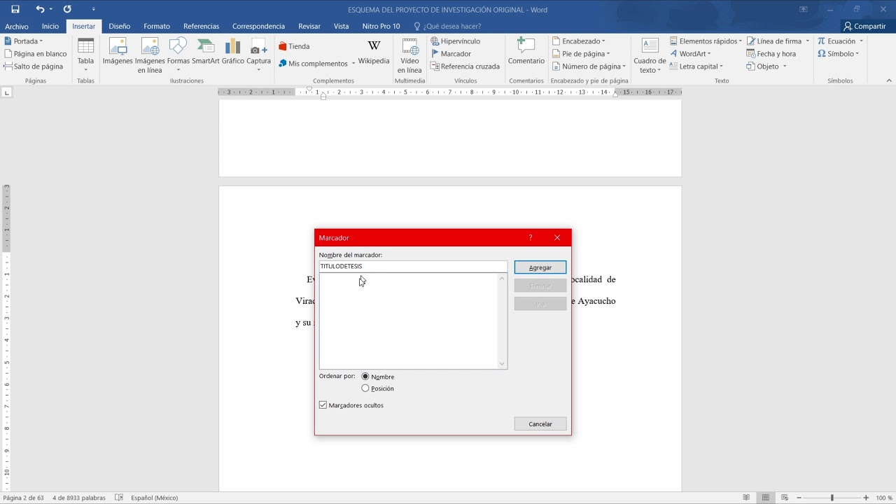 Como Insertar Vínculos de los Títulos en el Indice de un Documento de Word