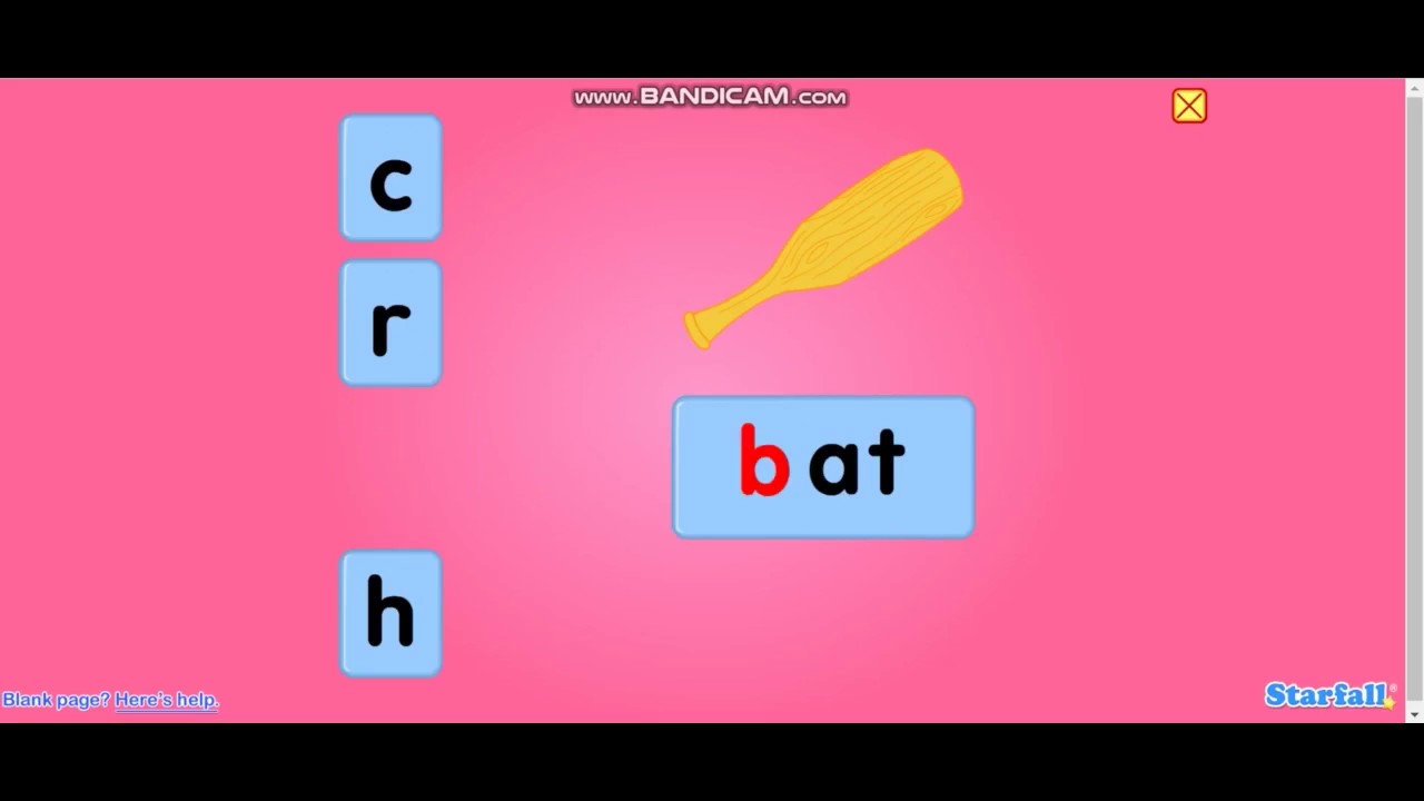 Word Families A E I O U Learning Games & Videos Starfall