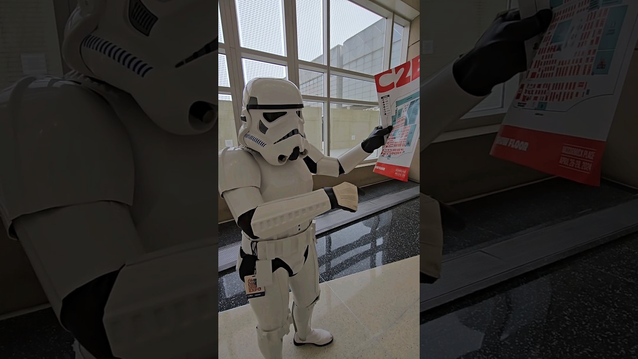 When you rely on a stormtrooper for directions... BEWARE!! #stormtrooper #c2e2