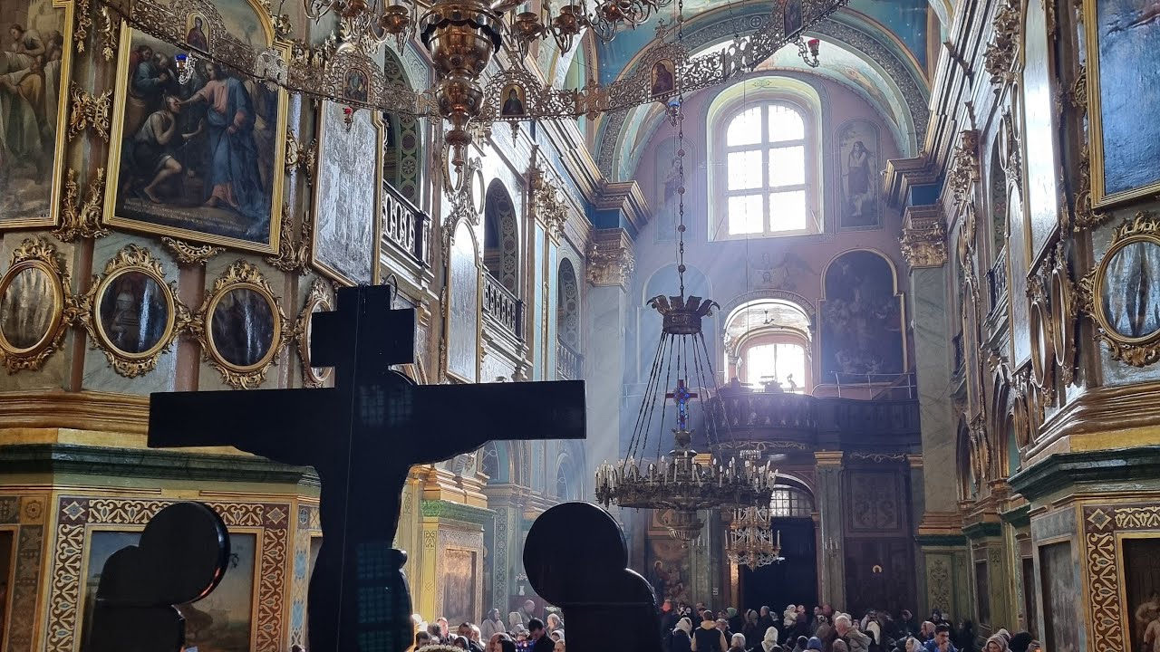 Вечірня з Акафістом Страстям Христовим  - Почаївська Лавра  - 15.03.26р
