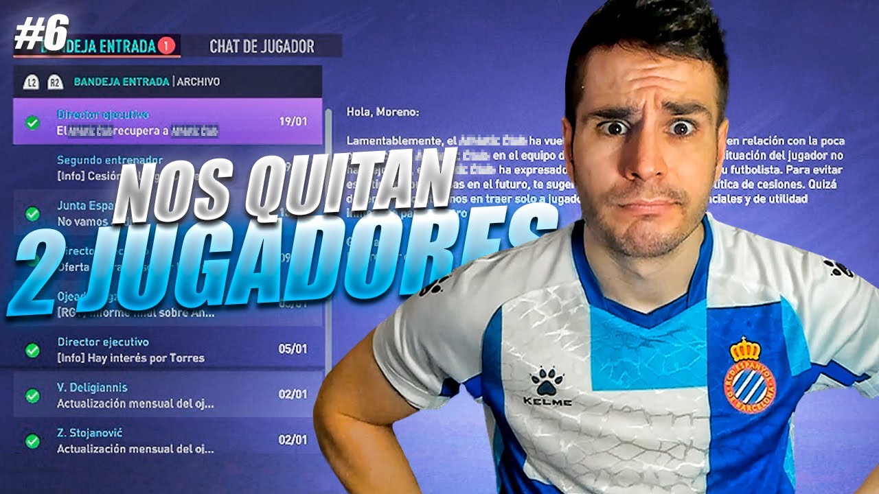 Me ROBAN dos JUGADORES y TENGO que HACER un FICHAJE... | Modo carrera RCD Espanyol Ep. 6