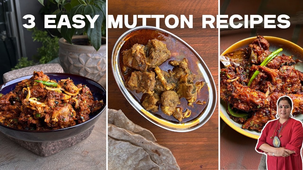 Gavran, Lehsuni & Crispy Masala Mutton | 3 Irresistible Indian Mutton Recipes