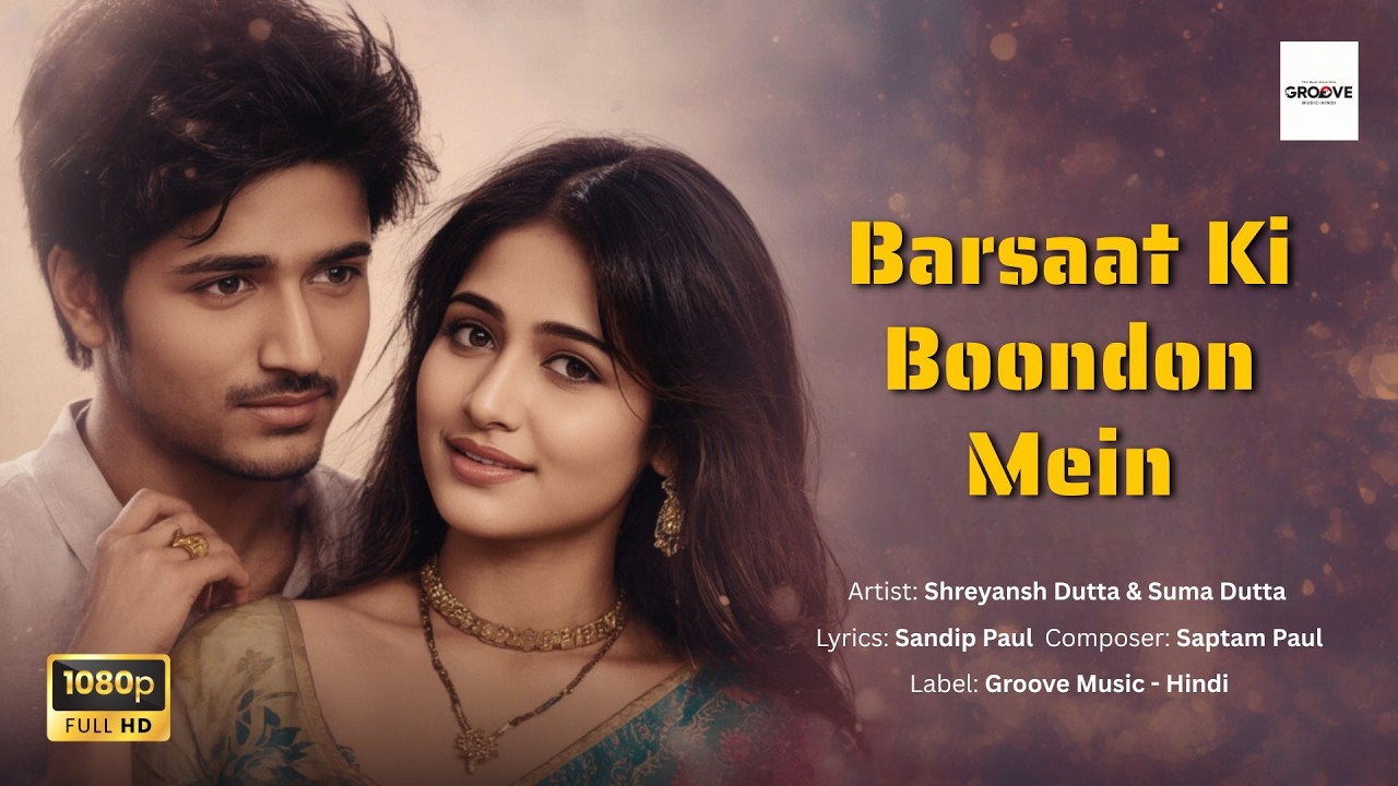 Barsaat Ki Boondon Mein | Heart Touching Romantic Song | 80s–90s Bollywood Vibe