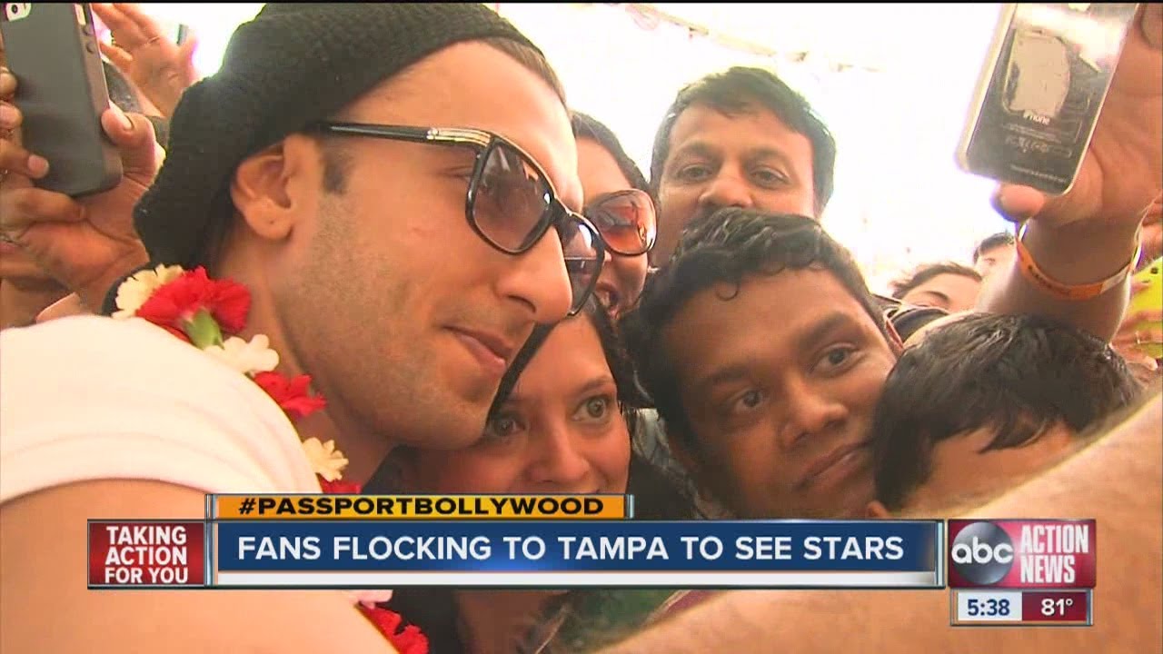 Fans flock to Tampa to see Bollywood stars