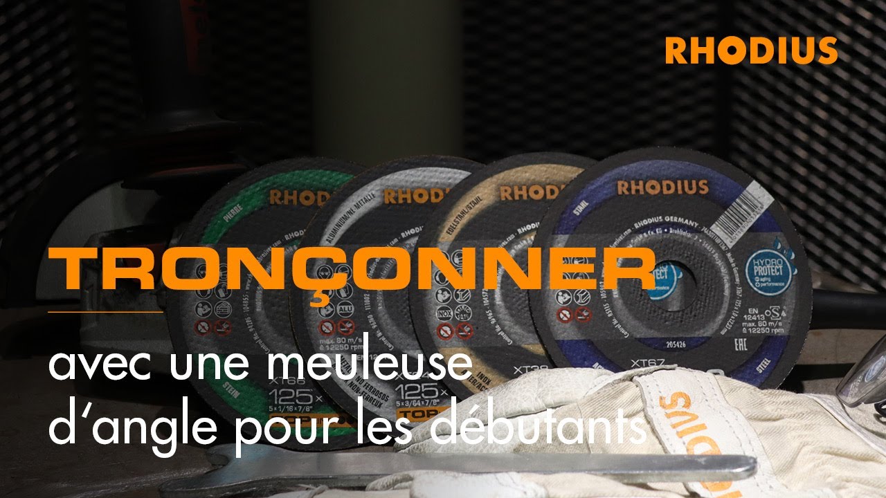 Tron&ccedil;onner avec une meuleuse d'angle pour les d&eacute;butants