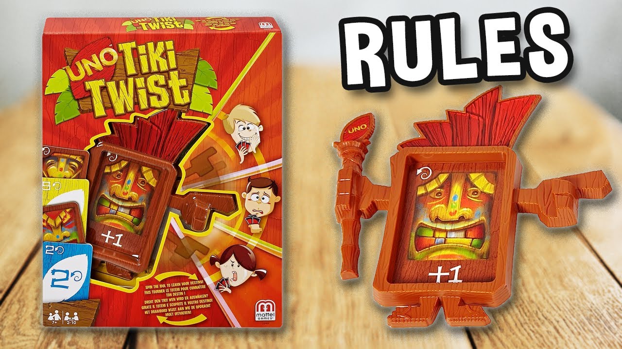 How to play UNO TIKI TWIST (official rules, instructions and gameplay) | SPIELREGELN TV Mattel Games