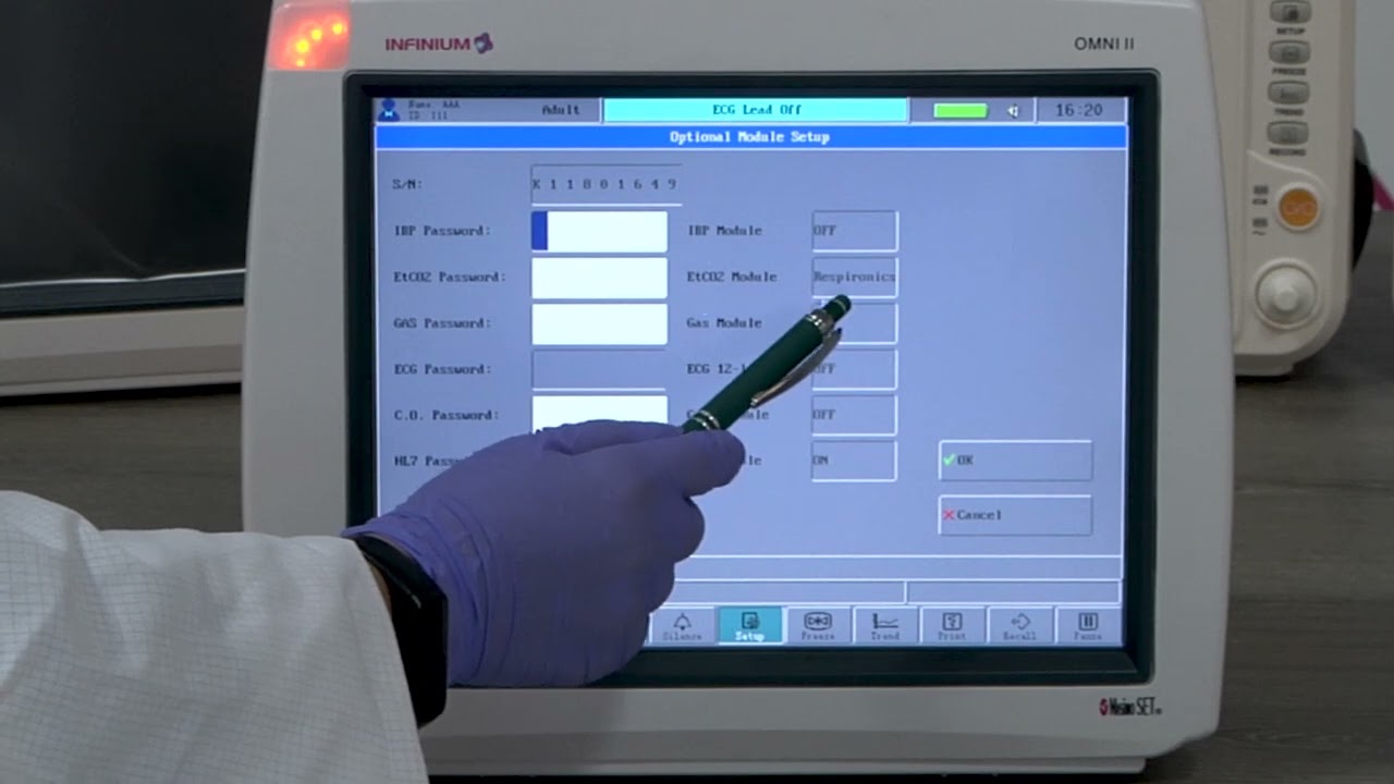 Máy monitor theo dõi bệnh nhân đa thông số OMNI - Infinium