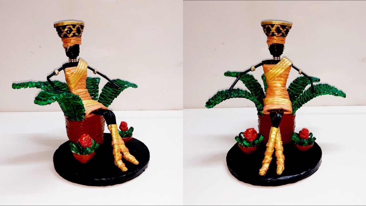 Newspaper Doll | Paper Doll | Doll | Newspaper Craft | Best Out of Waste