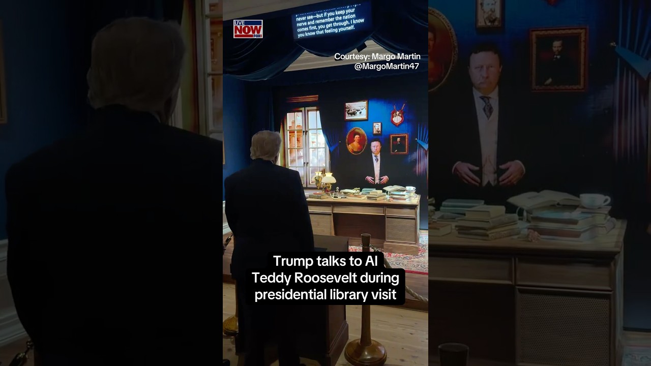 Трамп беседует с ИИ-версией Теодора Рузвельта