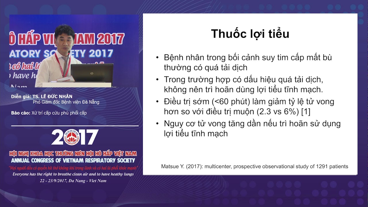 Báo cáo: Xử trí cấp cứu phù phổi cấp