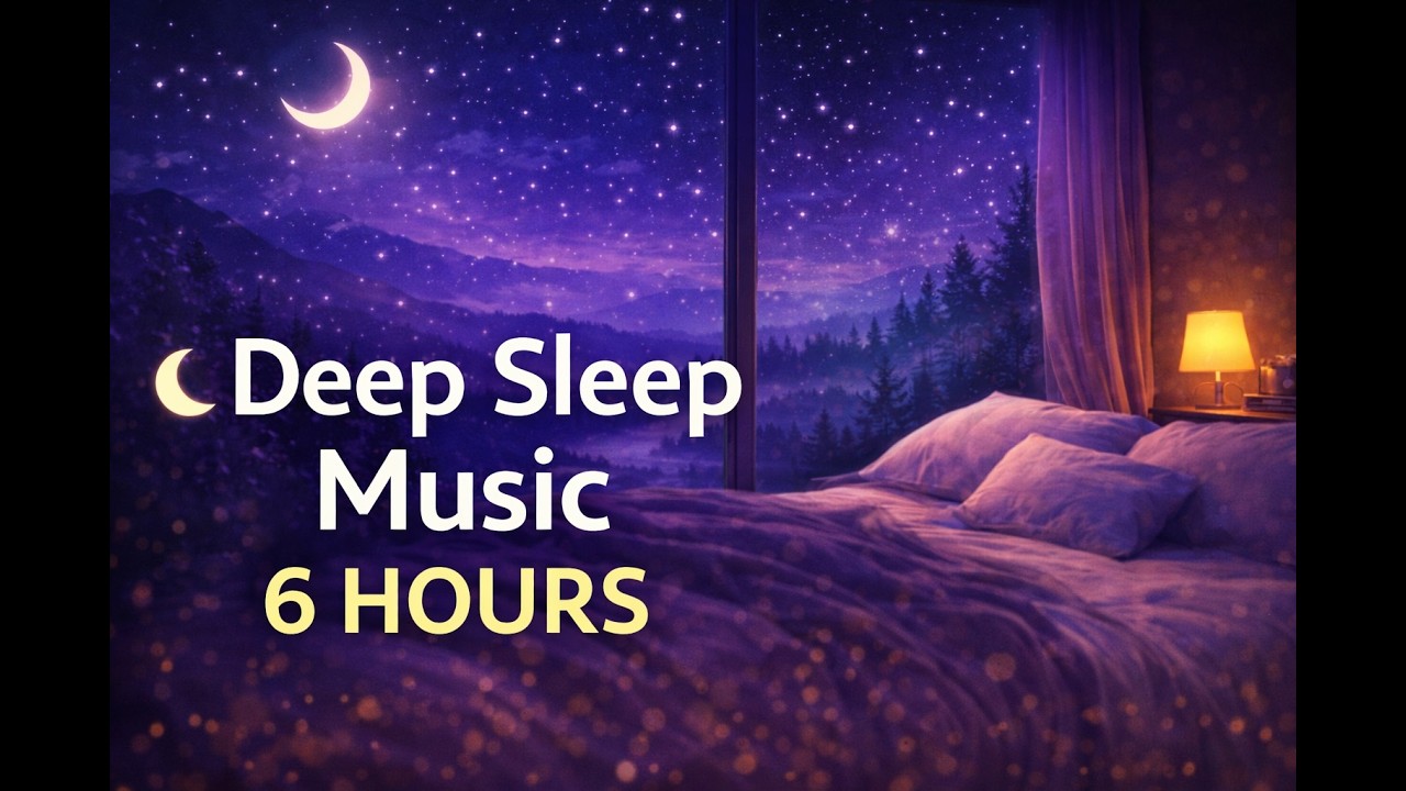 Deep Sleep Music 🌙 6 Hours of Calm Night Sounds for Restful Sleep