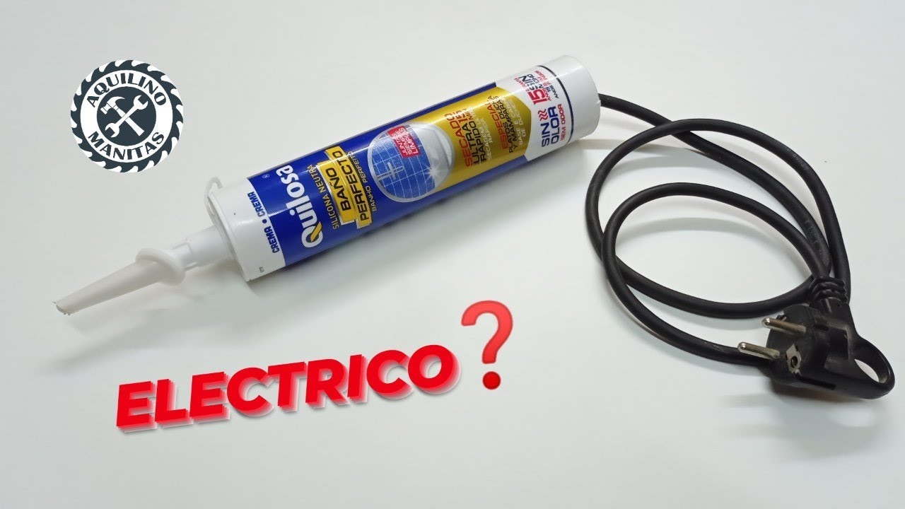 PISTOLA de SILICONA ELECTRICA CASERA Muy FACIL (2021).