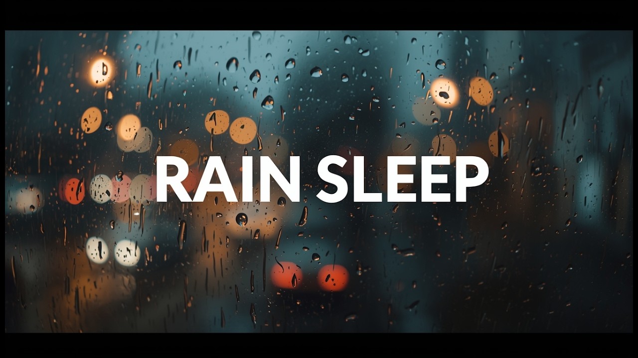 Deep Sleep Music with Rain Sounds 🌧️ Calm Piano for Stress Relief & Insomnia (1 Hour)