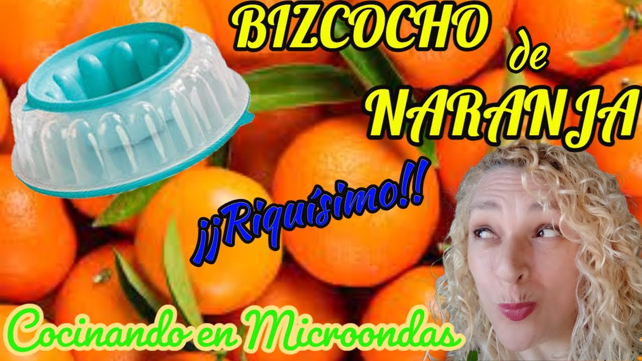 12ª RECETA MICROONDAS🎞️ BIZCOCHO🍰 DE NARANJA🍊