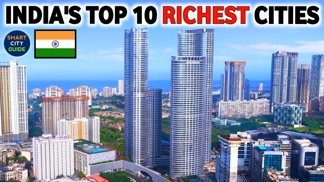 TOP 10 MOST RICHEST CITIES IN INDIA 🇮🇳 | भारत के TOP 10 सबसे अमीर शहर | by GDP PPP