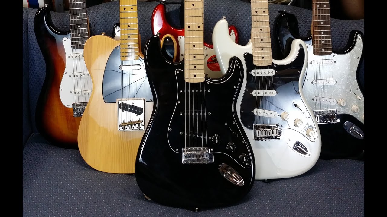 Squier Roundup:  A look at six Squier guitars from worst to first