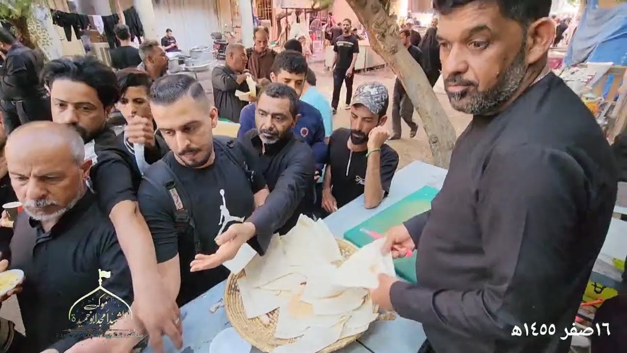 وجبة ريوك موكب الشهيد امجد ابو حميدة كربلاء المقدسة #الاربعينية#كربلاء_المقدسة