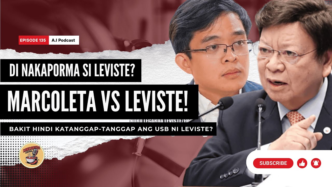 WALANG SILBE ANG CABRAL FILES NI LEVISTE? Bakit Hindi Katanggap-tanggap ang USB ni Leviste?