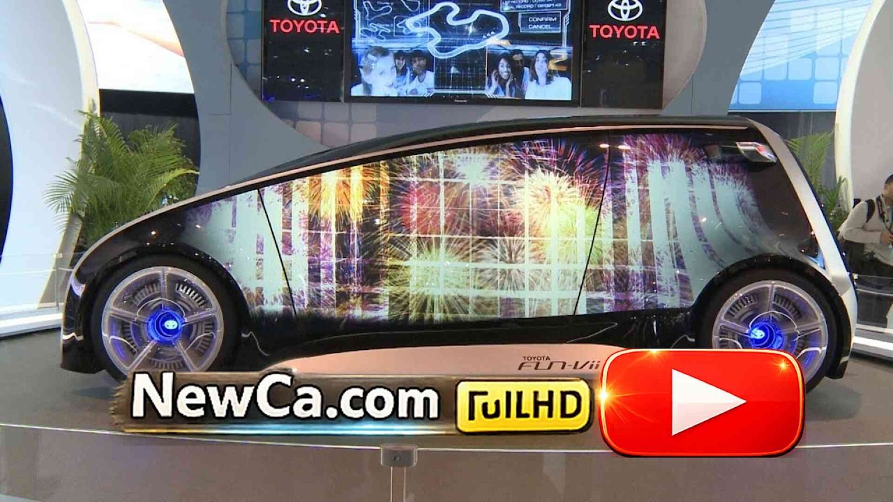 🚗 Toyota Fun-Vii Concept Canadian Premiere at the Canadian International AutoShow 2013 (HD)