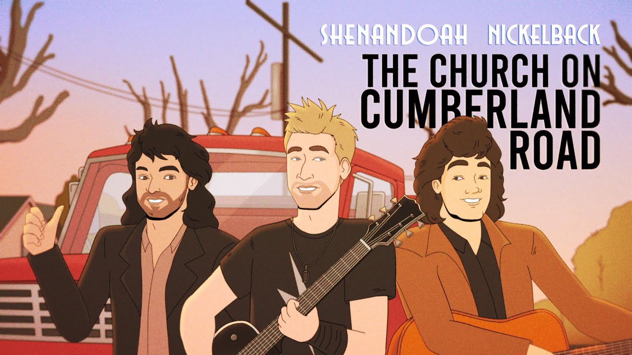 Shenandoah & Nickelback - The Church on Cumberland Road (Official Video)