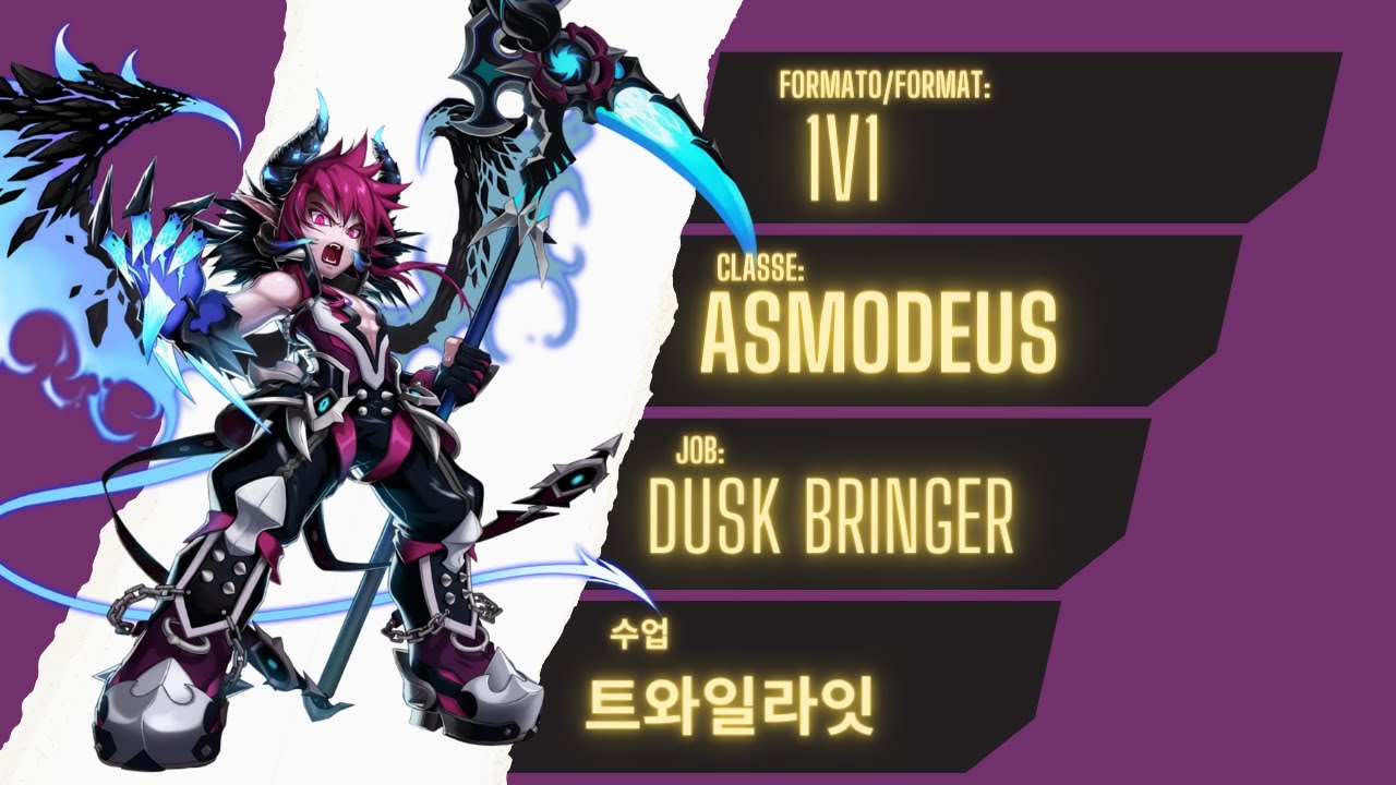 Grand Chase Classic - 1v1 - Dio Commander/Dusk Bringer Gameplay