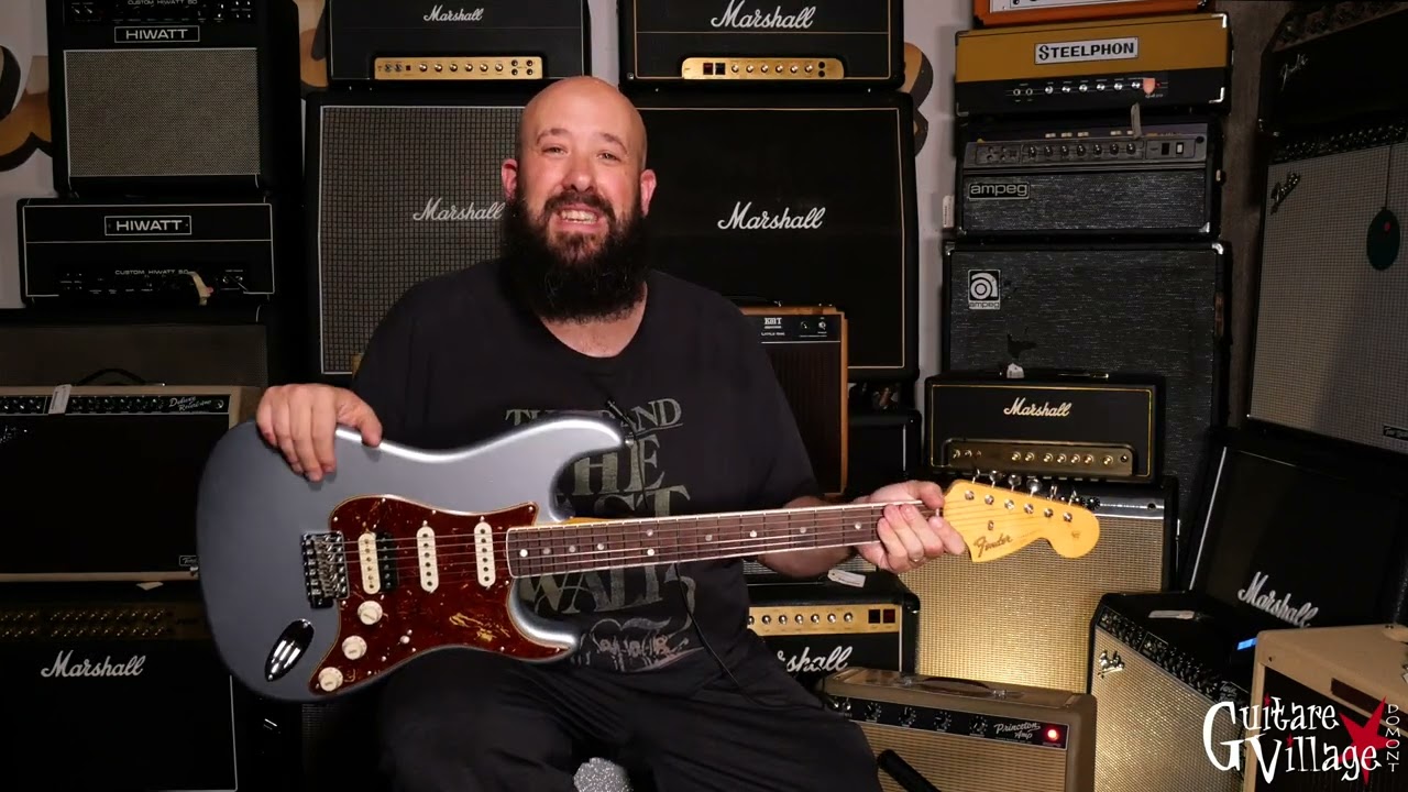 Fender CS Strat 67 Shawbucker Ice Blue Metallic - Guitare Village