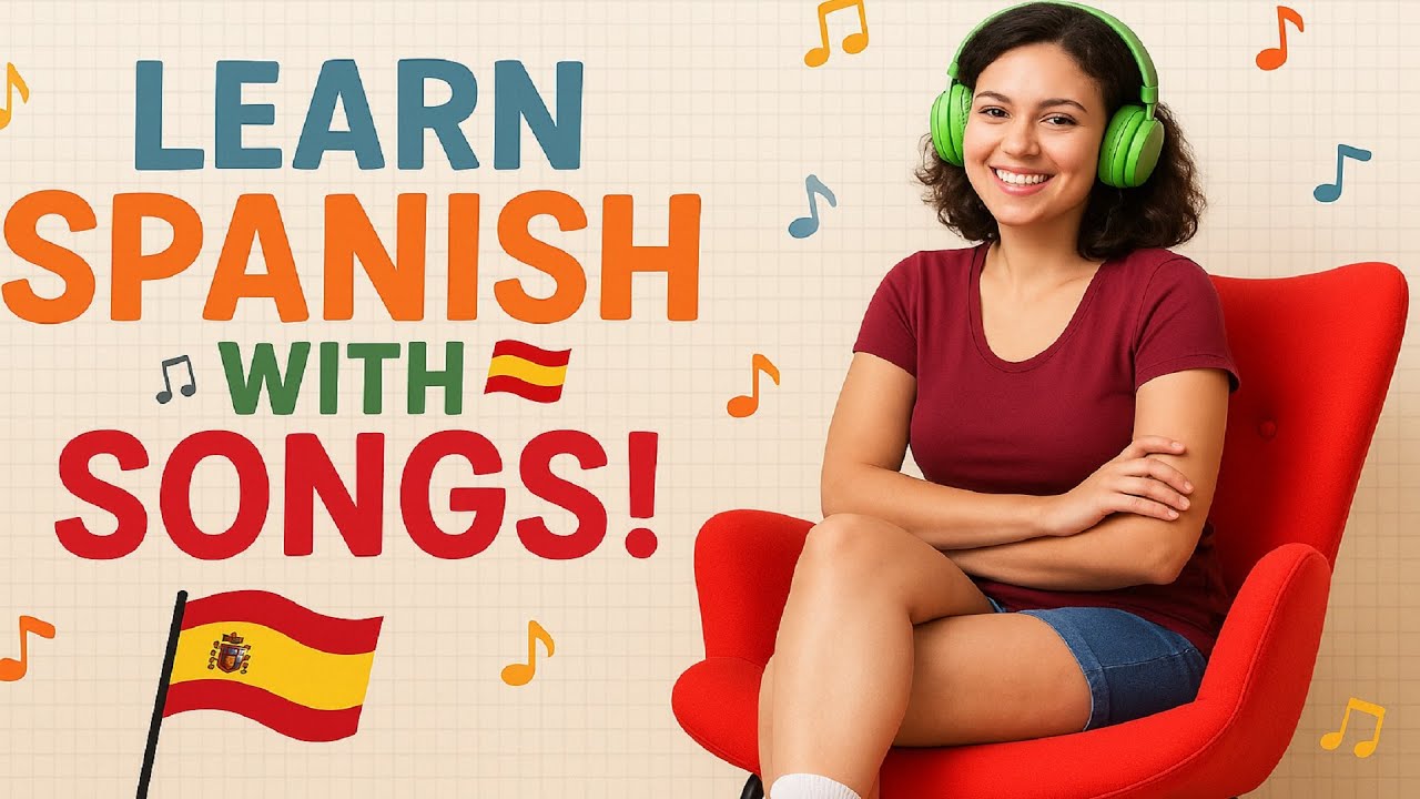 Learn Spanish Through Music with Lyrics | Spanish for Beginners | Spanish Learning A1 #learnspanish