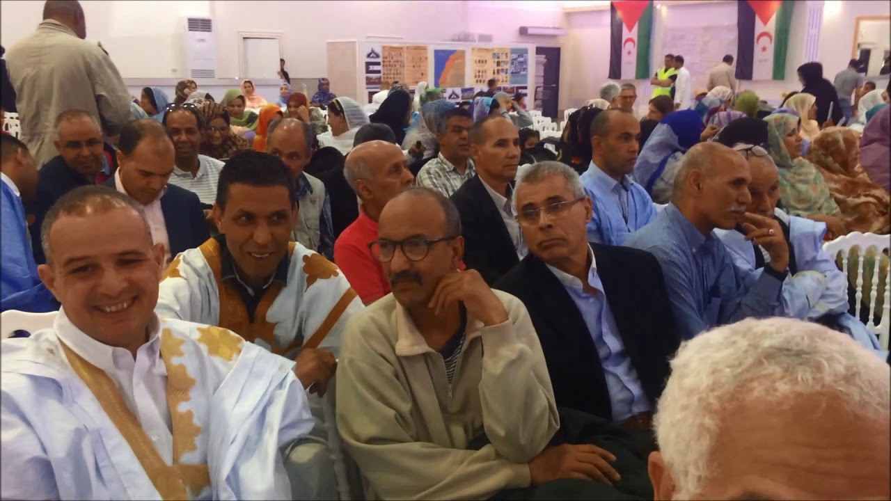 مشاهد من حفل الجالية الصحراوية بفرنسا خلال تخليدهم ذكرى إختطاف سيدي براهيم بصيري