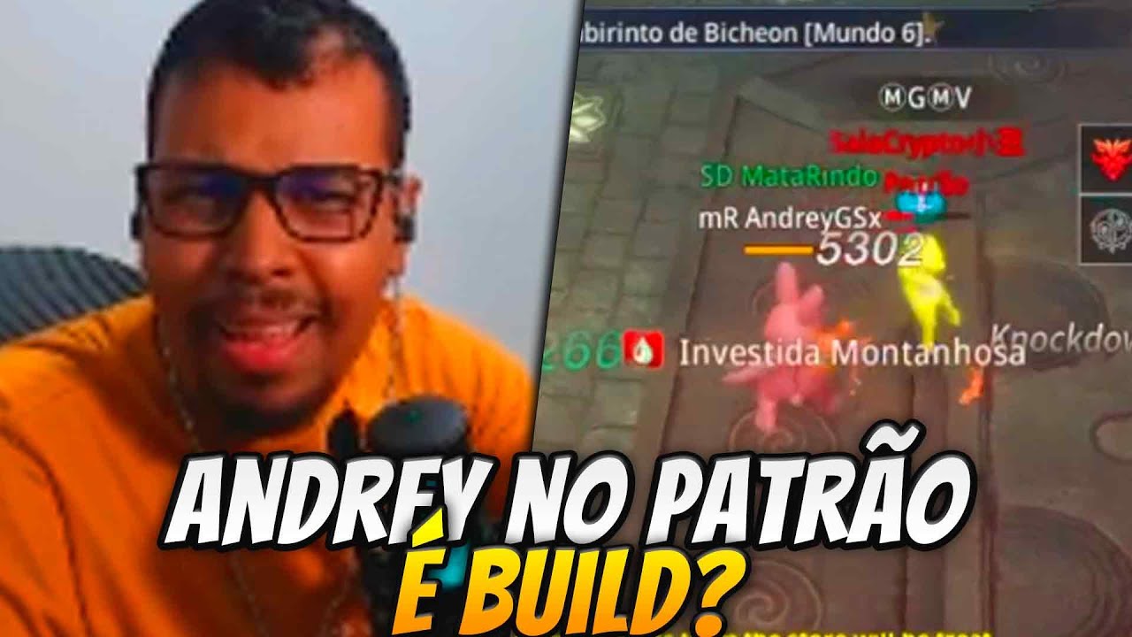 ANDREY DERRUBANDO O PATRÃO É BUILD? 👀 | MIR4