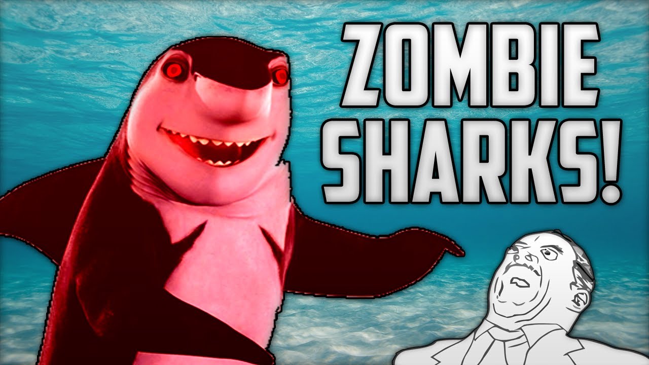 ZOMBIE SHARKS! (Shark Attack Deathmatch Funny Moments)
