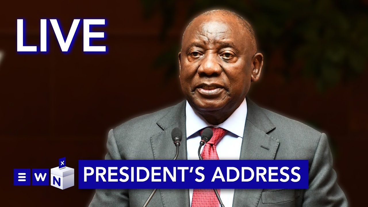 LIVE: President Ramaphosa to address the nation