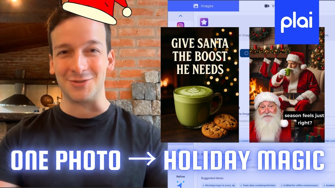 Make Christmas Ads in Seconds: Transform a Single Product Photo with Plai