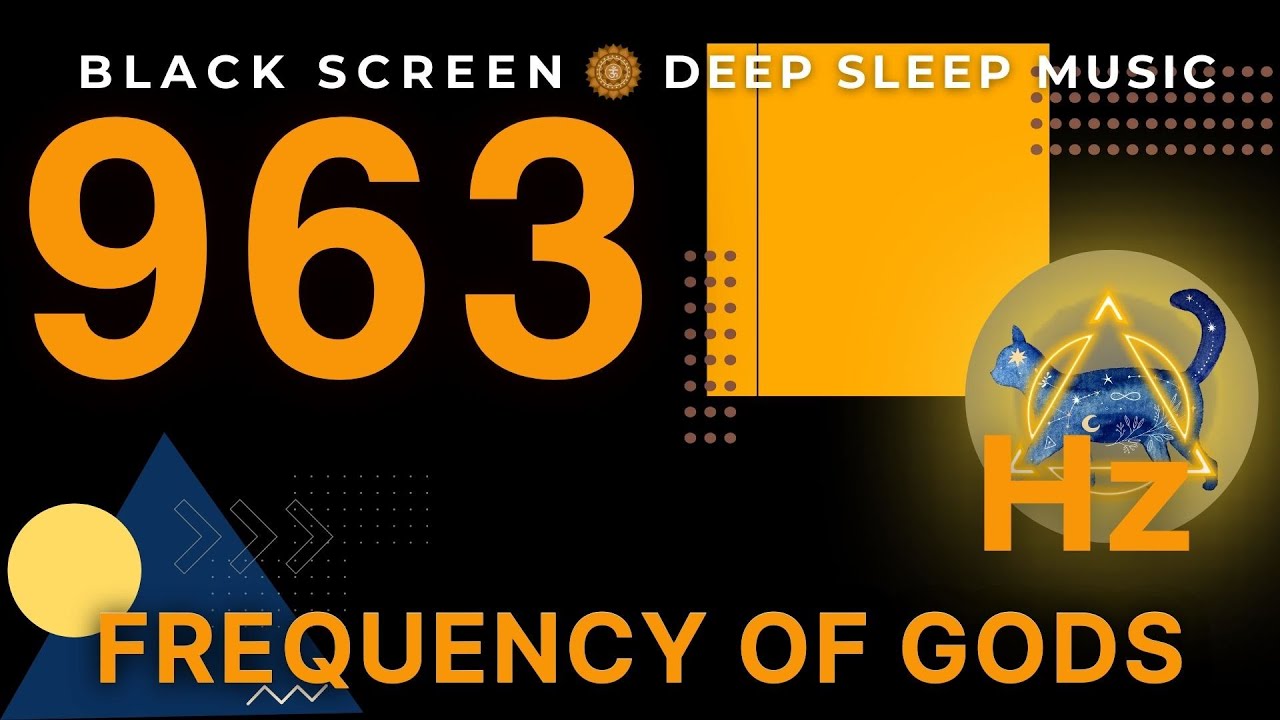 963Hz - Frequency of Gods & Spiritual Awakening | Pineal Gland & Crown Chakra Music 🐈‍⬛ Space Cat
