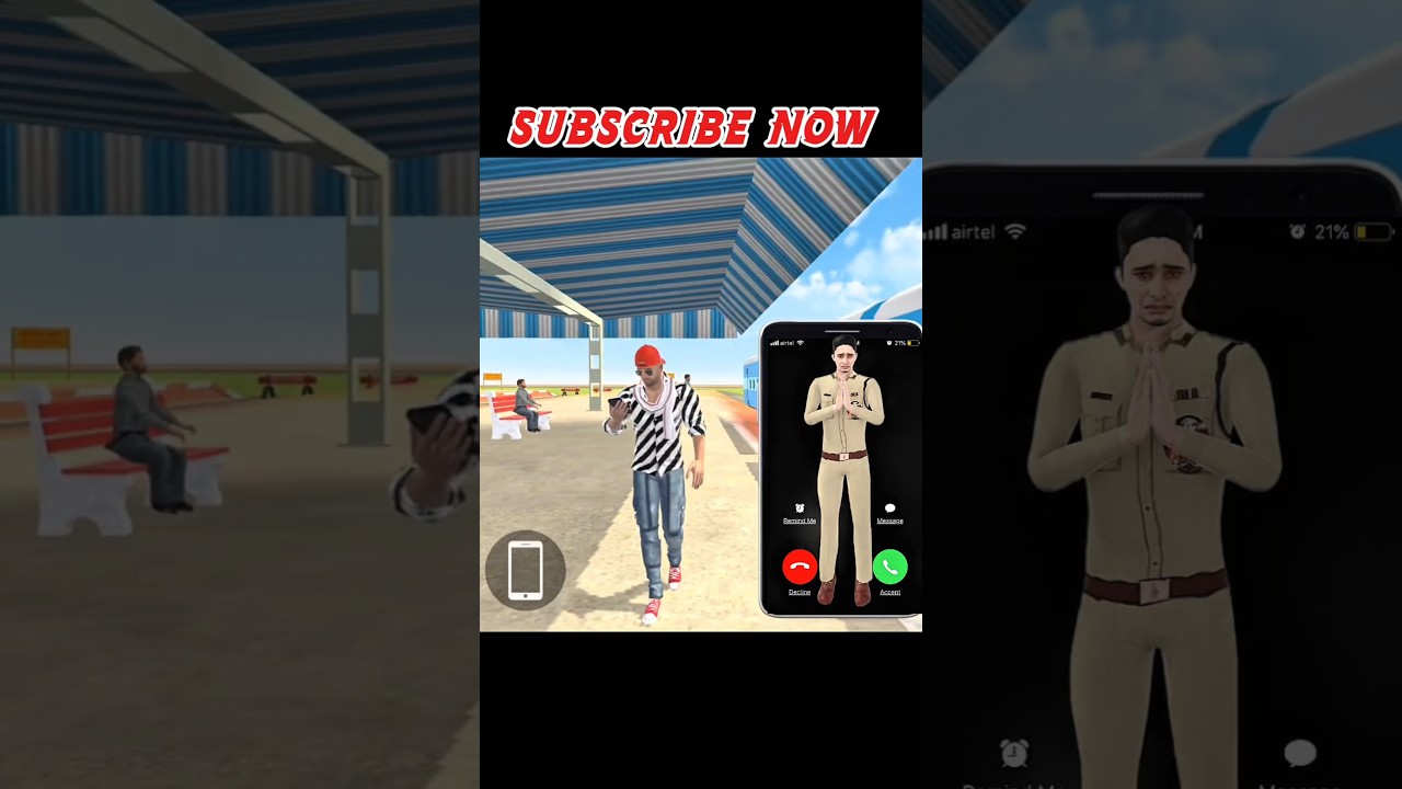 🚔 Police Ko Franklin Ne Bachaya 😱🇮🇳 | Indian Theft Aura Simulator 🎮🔥#gaming #gta #indian